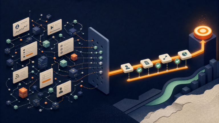 Abstract revenue operations signals becoming an auditable pipeline path